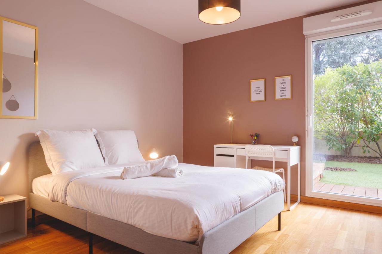 Superbe Appartement Terrasse Rdc - New Location Bourg-en-Bresse Exterior foto