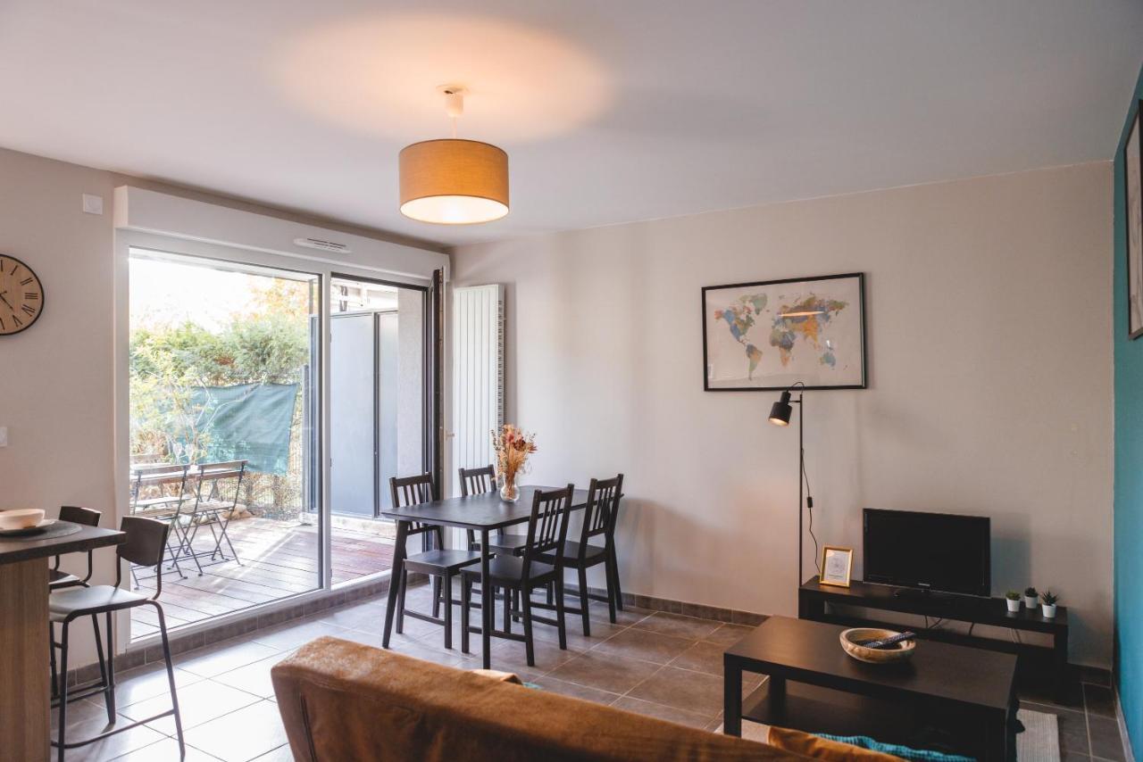 Superbe Appartement Terrasse Rdc - New Location Bourg-en-Bresse Exterior foto